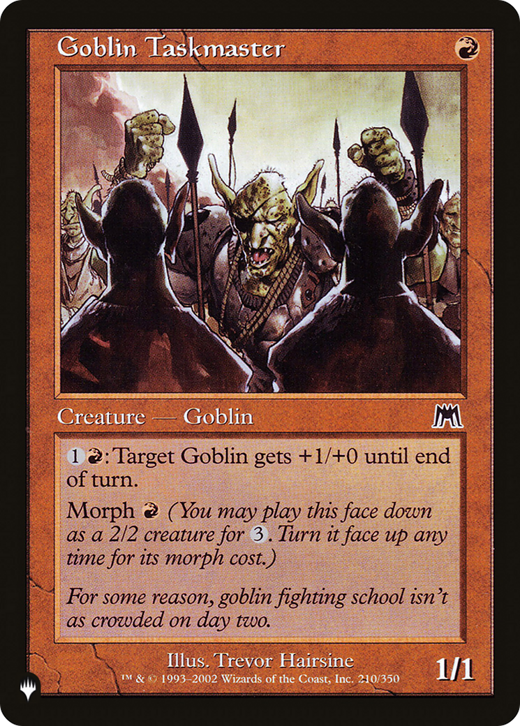 Goblin Taskmaster [The List Reprints] | Chromatic Games