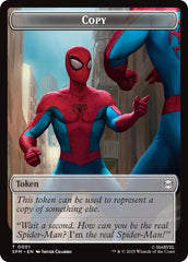 Copy // Human Citizen Double-Sided Token [Marvel's Spider-Man Tokens] | Chromatic Games
