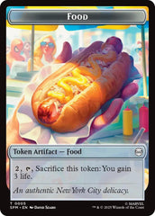Food // Robot Double-Sided Token [Marvel's Spider-Man Tokens] | Chromatic Games