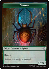 Spider // Food Double-Sided Token [Marvel's Spider-Man Tokens] | Chromatic Games