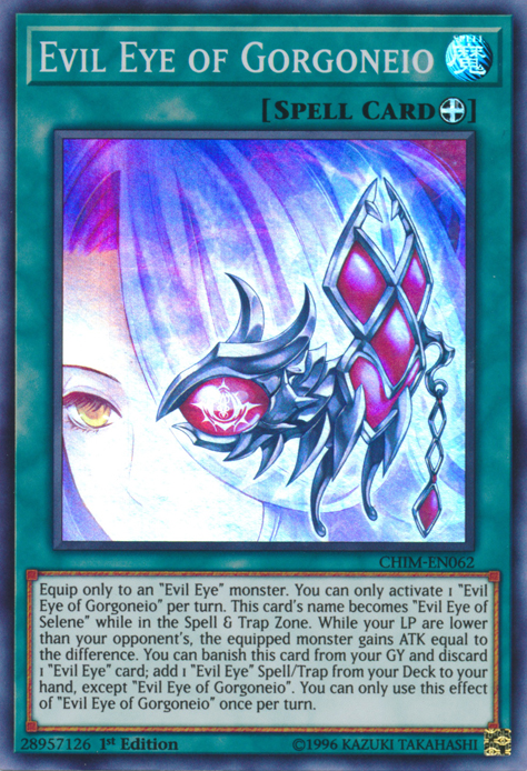 Evil Eye of Gorgoneio [CHIM-EN062] Super Rare | Chromatic Games