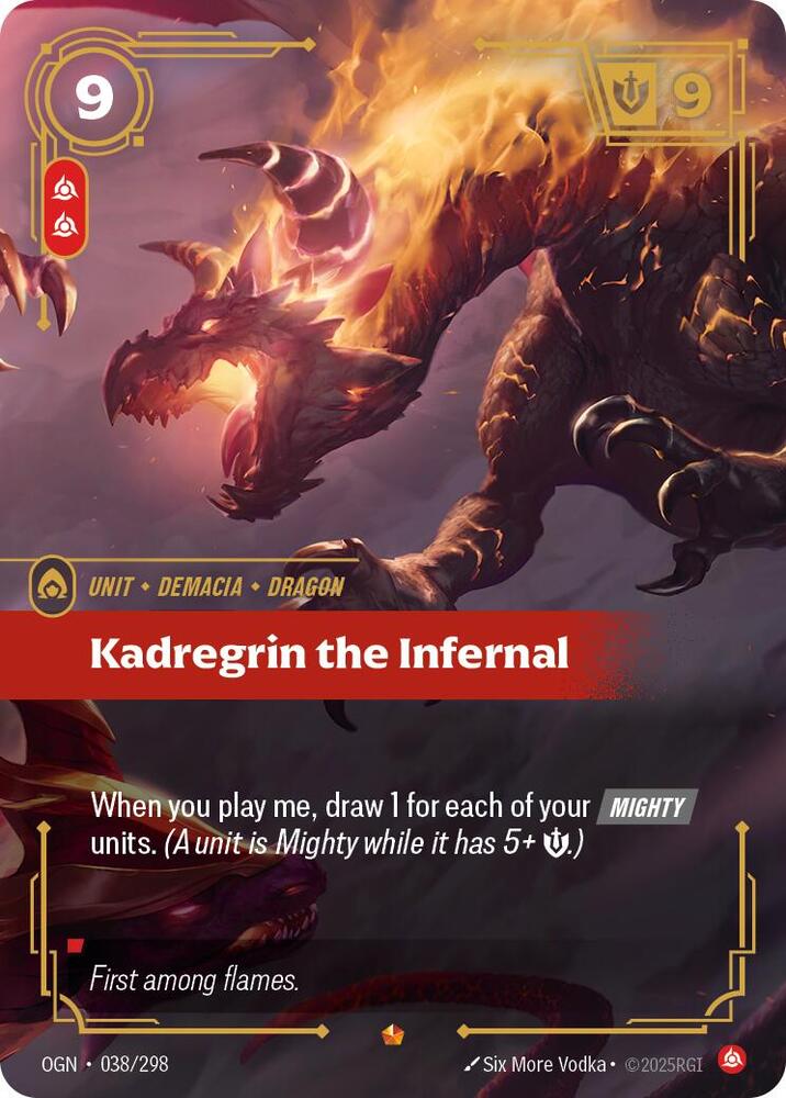 Kadregrin the Infernal 038/298 (Origins)  - Foil | Chromatic Games