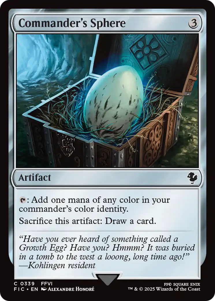 Commander's Sphere [FINAL FANTASY Commander] | Chromatic Games