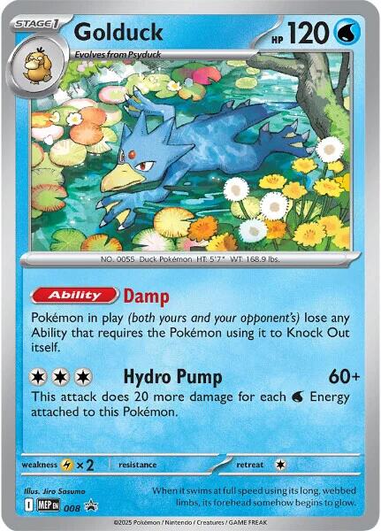 Golduck (008) [Mega Evolutions Promo] | Chromatic Games
