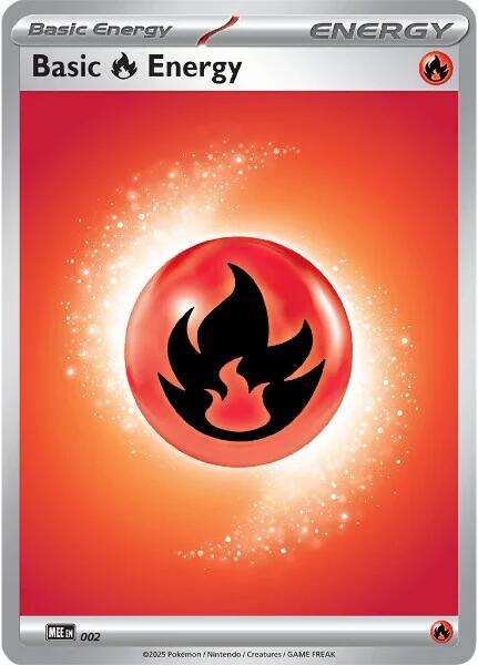 Basic Fire Energy - 002 [Mega Evolution Energies] | Chromatic Games