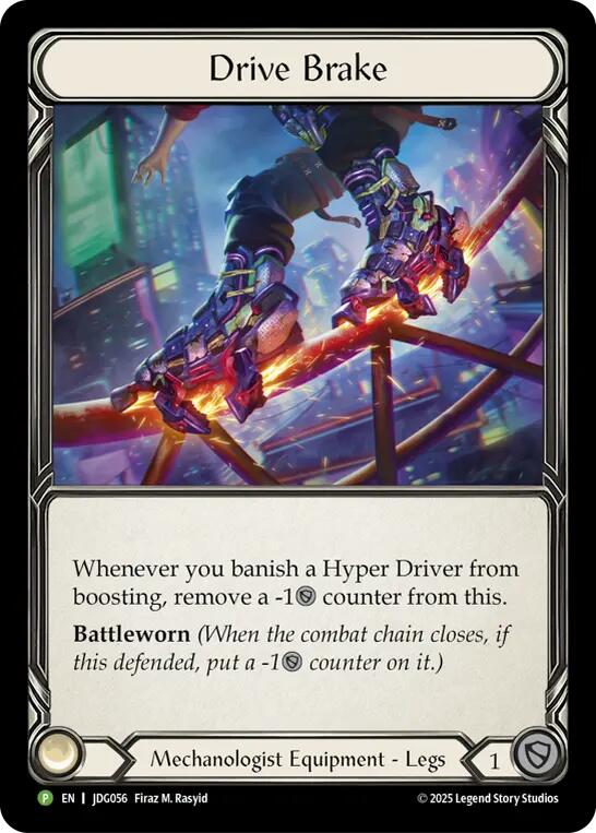 Drive Brake [JDG056] (Promo)  Cold Foil | Chromatic Games