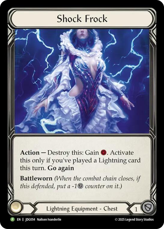 Shock Frock [JDG054] (Promo)  Cold Foil | Chromatic Games