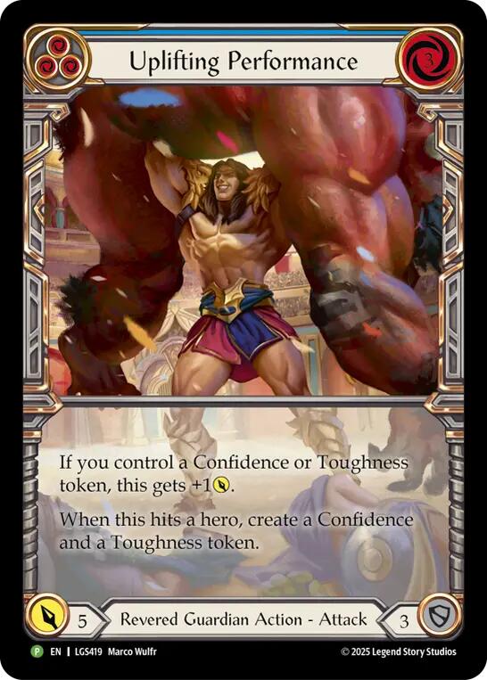 Uplifting Performance [LGS419] (Promo)  Cold Foil | Chromatic Games