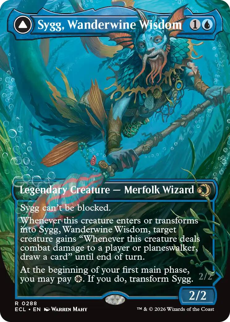 Sygg, Wanderwine Wisdom (Borderless) [Lorwyn Eclipsed] | Chromatic Games
