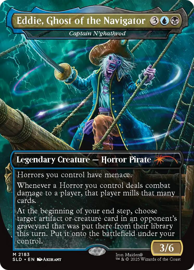 Eddie, Ghost of the Navigator - Captain N'ghathrod [Secret Lair Drop Series] | Chromatic Games