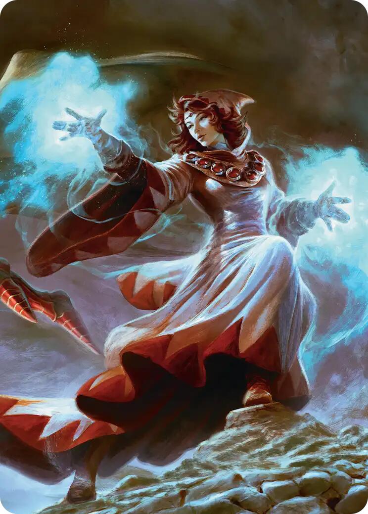 The Destined White Mage Scene Art Card [FINAL FANTASY Art Series] | Chromatic Games
