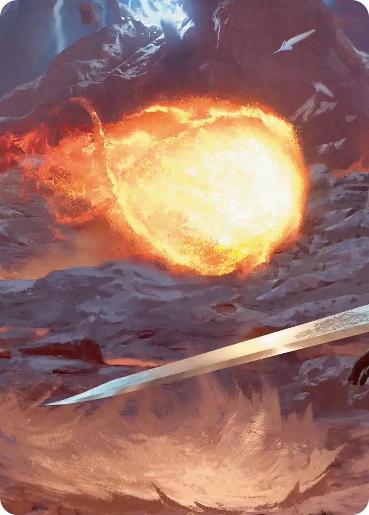 Duelist's Flame Scene Art Card [FINAL FANTASY Art Series] | Chromatic Games