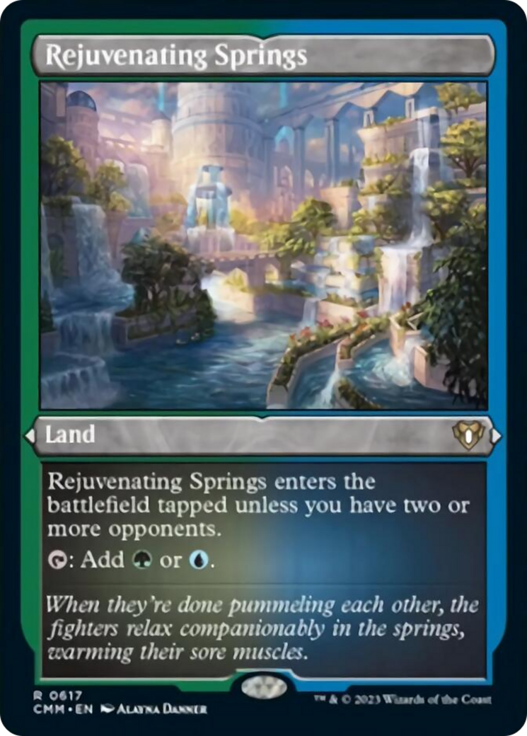 Rejuvenating Springs (Foil Etched) [Commander Masters] | Chromatic Games