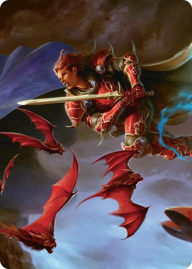 The Destined Warrior Scene Art Card [FINAL FANTASY Art Series] | Chromatic Games