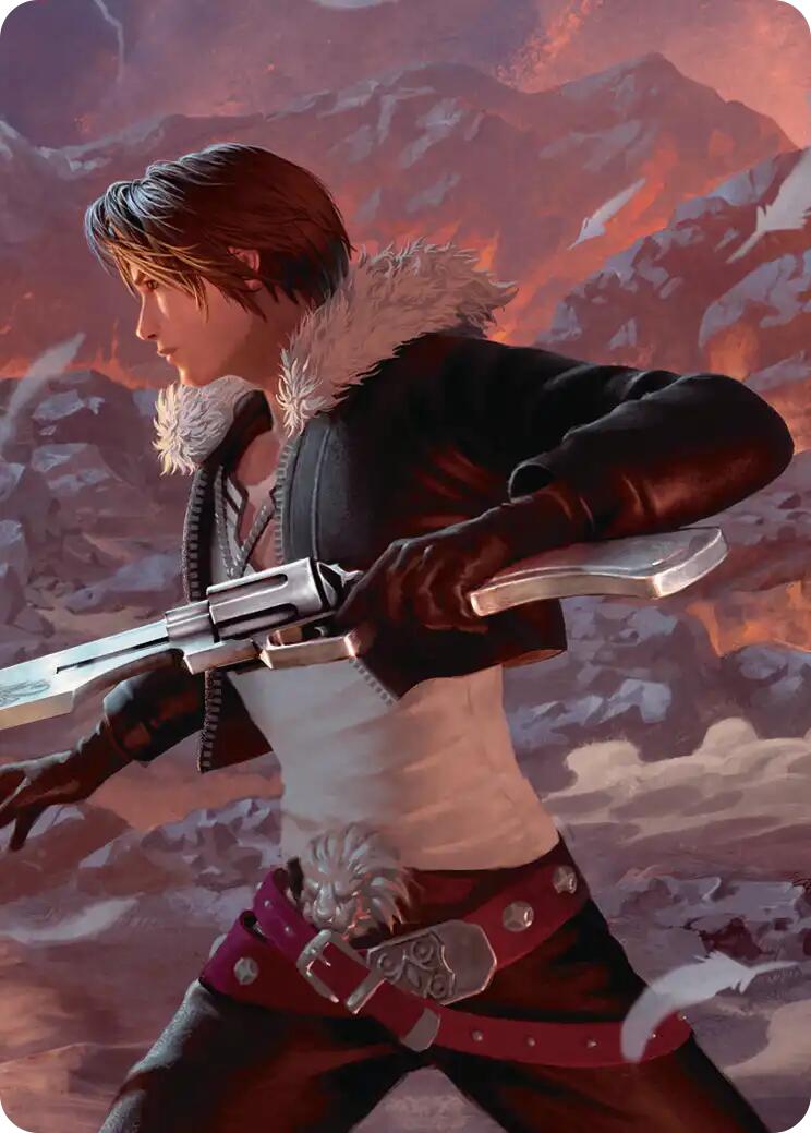 Squall, Gunblade Duelist Scene Art Card [FINAL FANTASY Art Series] | Chromatic Games