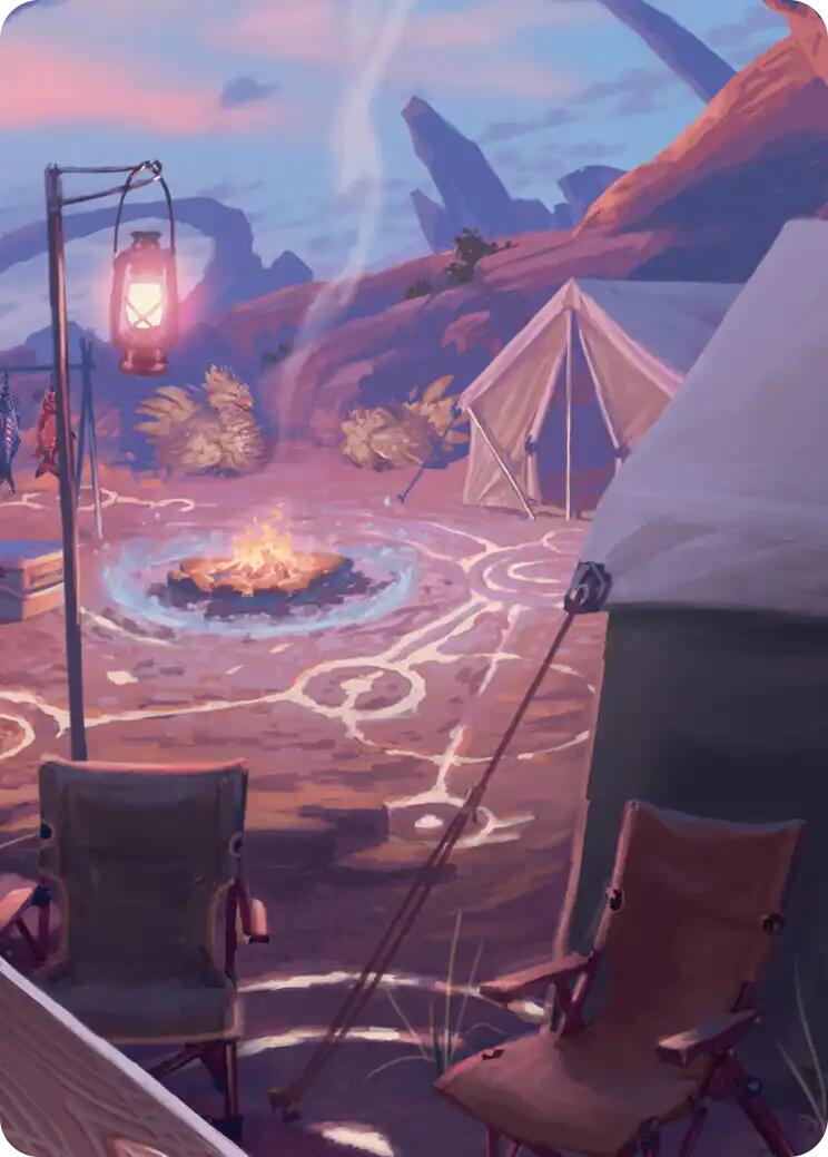 Chocobo Camp Scene Art Card [FINAL FANTASY Art Series] | Chromatic Games