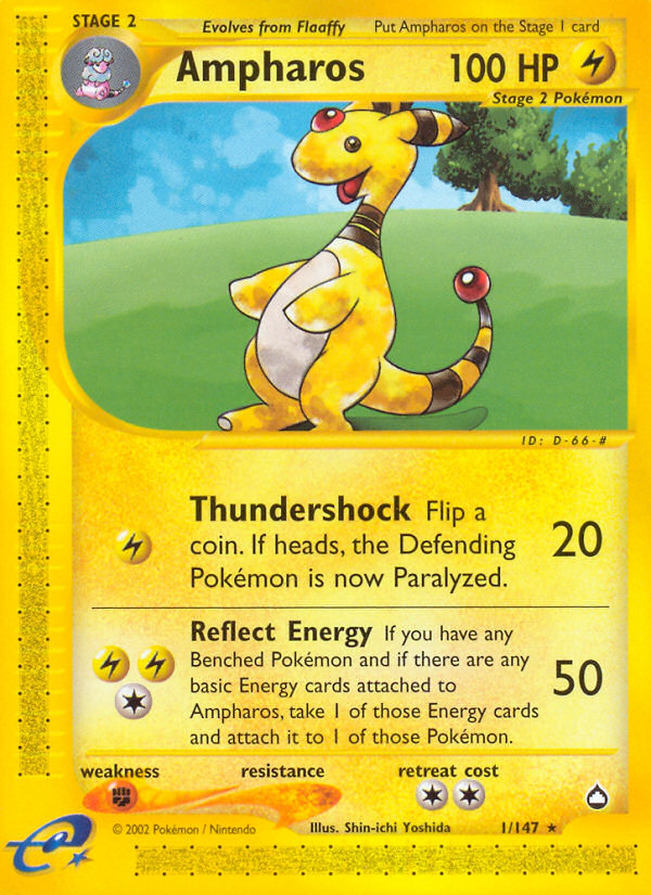 Ampharos (1/147) [Aquapolis] | Chromatic Games