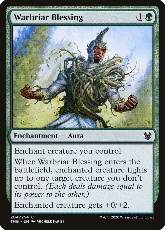 Warbriar Blessing 204/254 (Theros Beyond Death)  | Chromatic Games