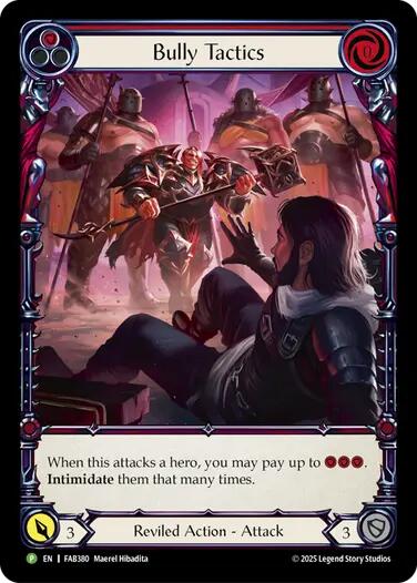 Bully Tactics (Cold Foil) [FAB380] (Promo)  Cold Foil | Chromatic Games