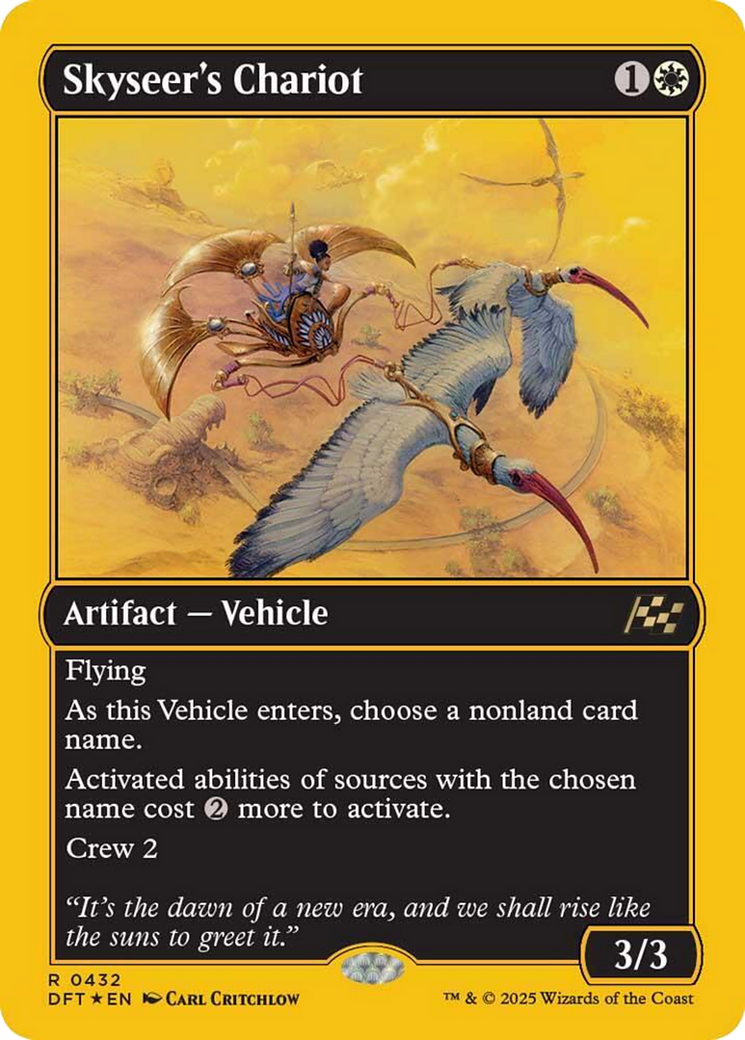 Skyseer's Chariot (First-Place Foil) [Aetherdrift] | Chromatic Games