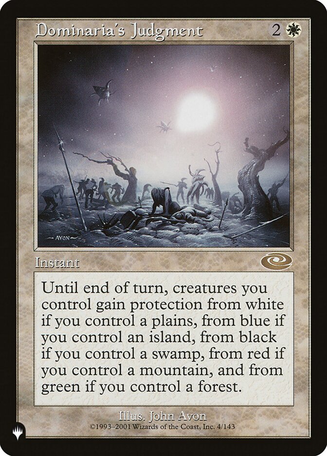 Dominaria's Judgment [The List] | Chromatic Games