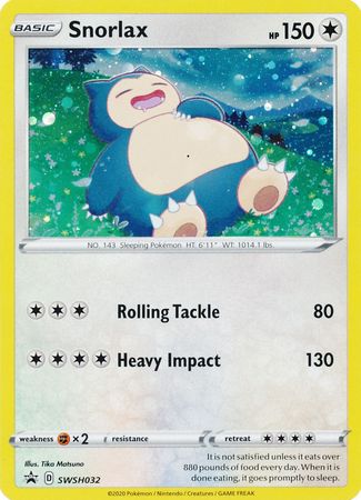 Snorlax (SWSH032) [Sword & Shield: Black Star Promos] | Chromatic Games