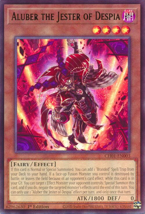 Aluber the Jester of Despia [CH01-EN003] Ultra Rare | Chromatic Games