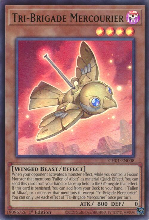 Tri-Brigade Mercourier [CH01-EN008] Ultra Rare | Chromatic Games