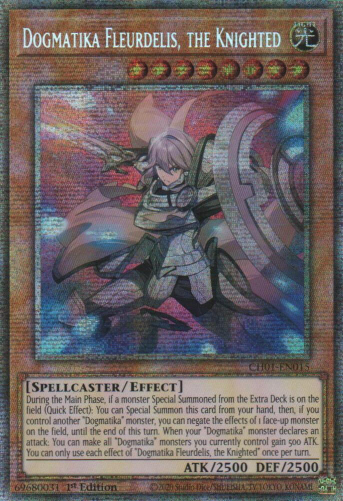 Dogmatika Fleurdelis, the Knighted (Starlight Rare) [CH01-EN015] Starlight Rare | Chromatic Games
