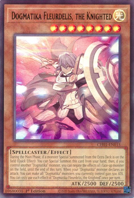Dogmatika Fleurdelis, the Knighted [CH01-EN015] Ultra Rare | Chromatic Games