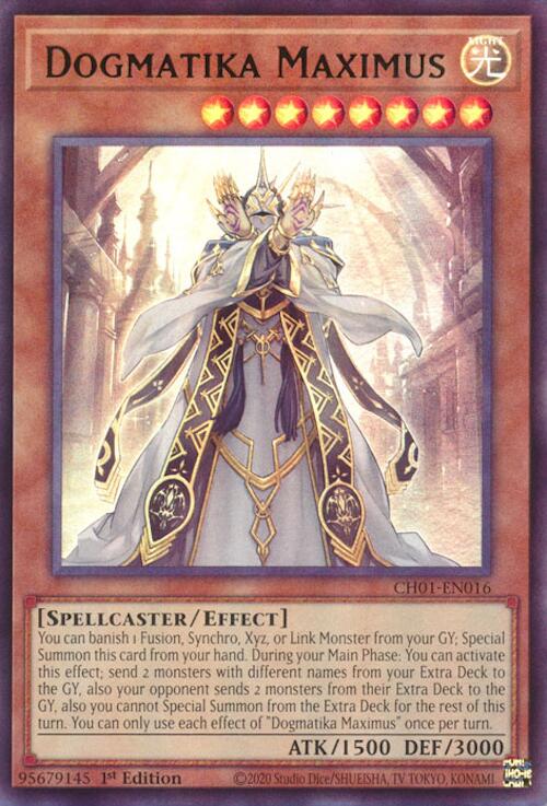 Dogmatika Maximus [CH01-EN016] Ultra Rare | Chromatic Games