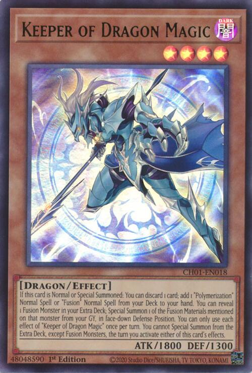 Keeper of Dragon Magic [CH01-EN018] Ultra Rare | Chromatic Games