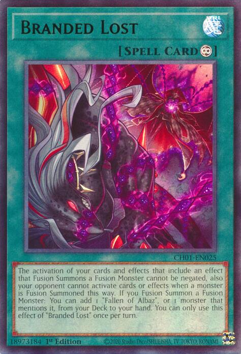 Branded Lost [CH01-EN025] Ultra Rare | Chromatic Games