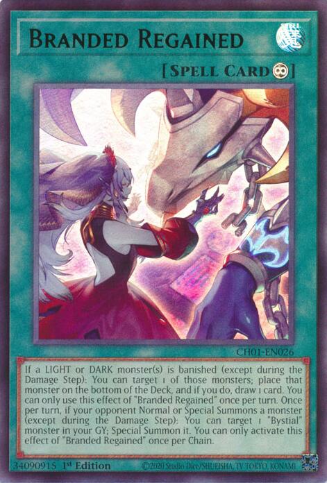 Branded Regained [CH01-EN026] Ultra Rare | Chromatic Games