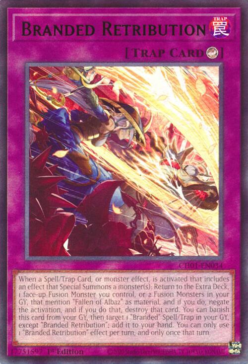 Branded Retribution [CH01-EN034] Ultra Rare | Chromatic Games