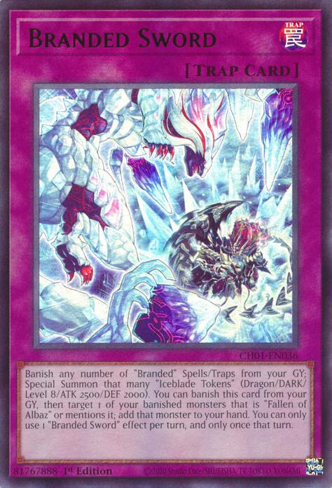 Branded Sword [CH01-EN036] Ultra Rare | Chromatic Games
