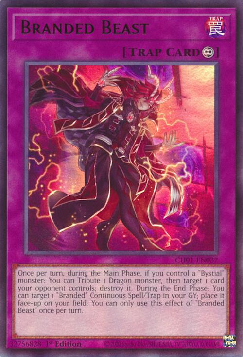 Branded Beast [CH01-EN037] Ultra Rare | Chromatic Games