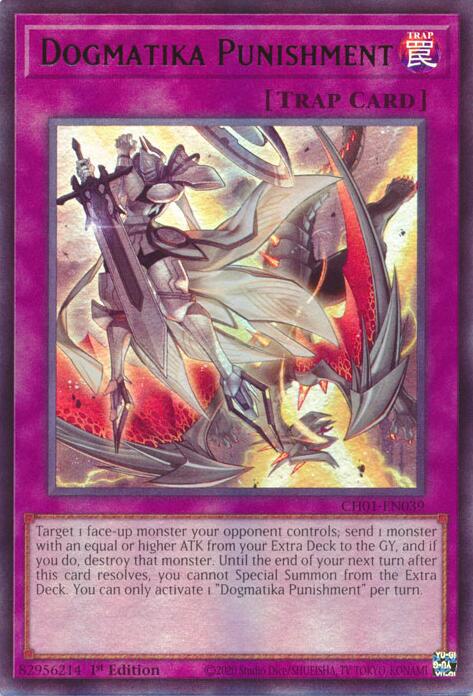 Dogmatika Punishment [CH01-EN039] Ultra Rare | Chromatic Games