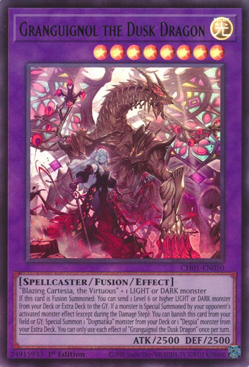 Granguignol the Dusk Dragon [CH01-EN050] Ultra Rare | Chromatic Games
