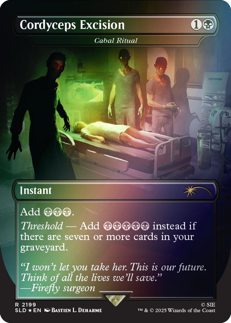 Cordyceps Excision - Cabal Ritual (Rainbow Foil) [Secret Lair Drop Series] | Chromatic Games