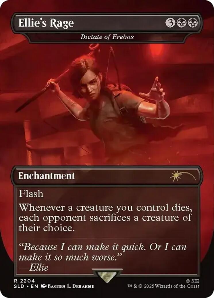 Ellie's Rage - Dictate of Erebos [Secret Lair Drop Series] | Chromatic Games
