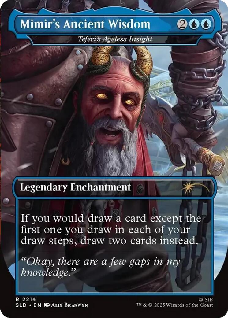Mimir's Ancient Wisdom - Teferi's Ageless Insight [Secret Lair Drop Series] | Chromatic Games
