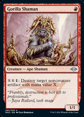 Gorilla Shaman (Foil Etched) [Modern Horizons 2] | Chromatic Games