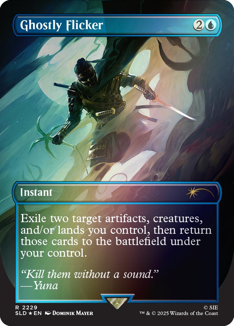 Ghostly Flicker (Rainbow Foil) [Secret Lair Drop Series] | Chromatic Games