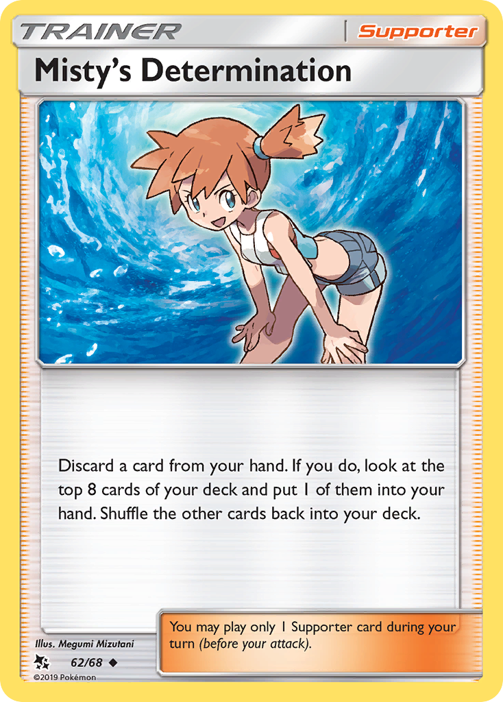 Misty's Determination (62/68) [Sun & Moon: Hidden Fates] | Chromatic Games