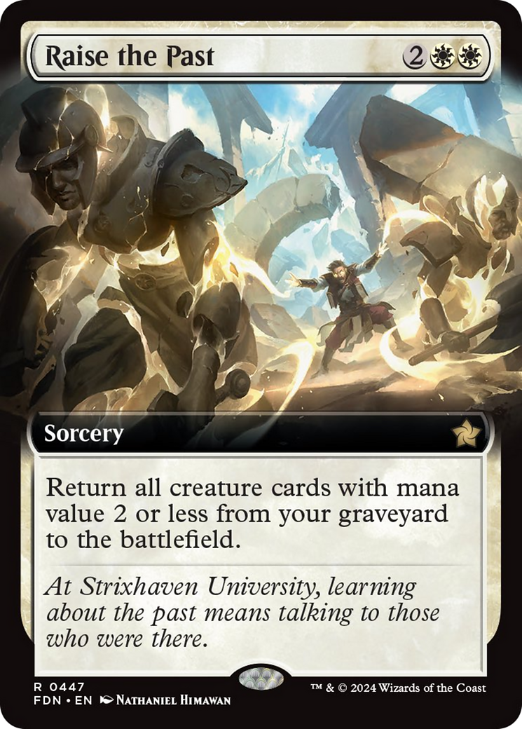 Raise the Past (Extended Art) [Foundations] | Chromatic Games