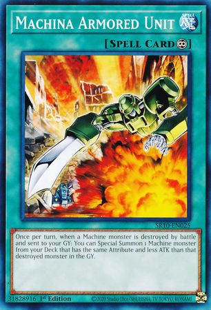 Machina Armored Unit [SR10-EN025] Common | Chromatic Games
