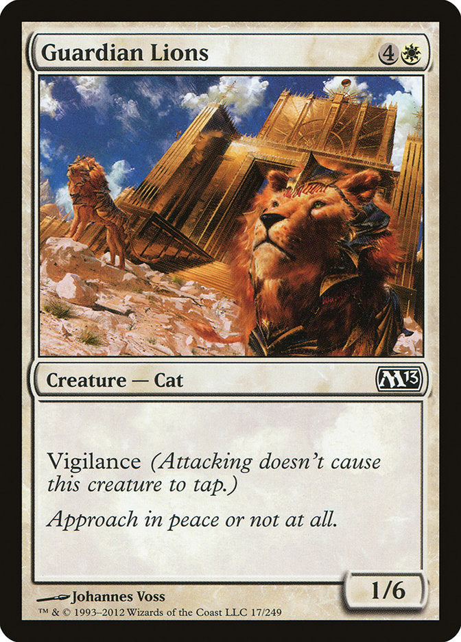 Guardian Lions 17/249 (Magic 2013 (M13))  | Chromatic Games