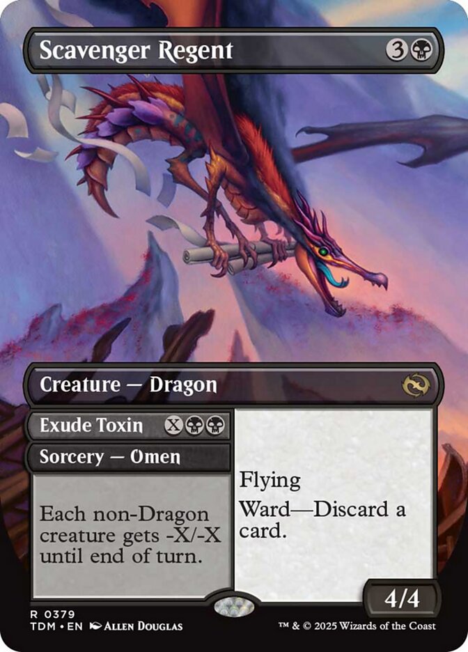 Scavenger Regent (Borderless) [Tarkir: Dragonstorm] | Chromatic Games