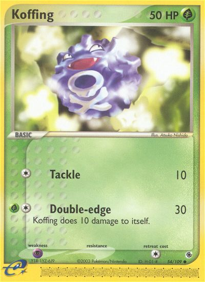 Koffing (54/109) [EX: Ruby & Sapphire] | Chromatic Games